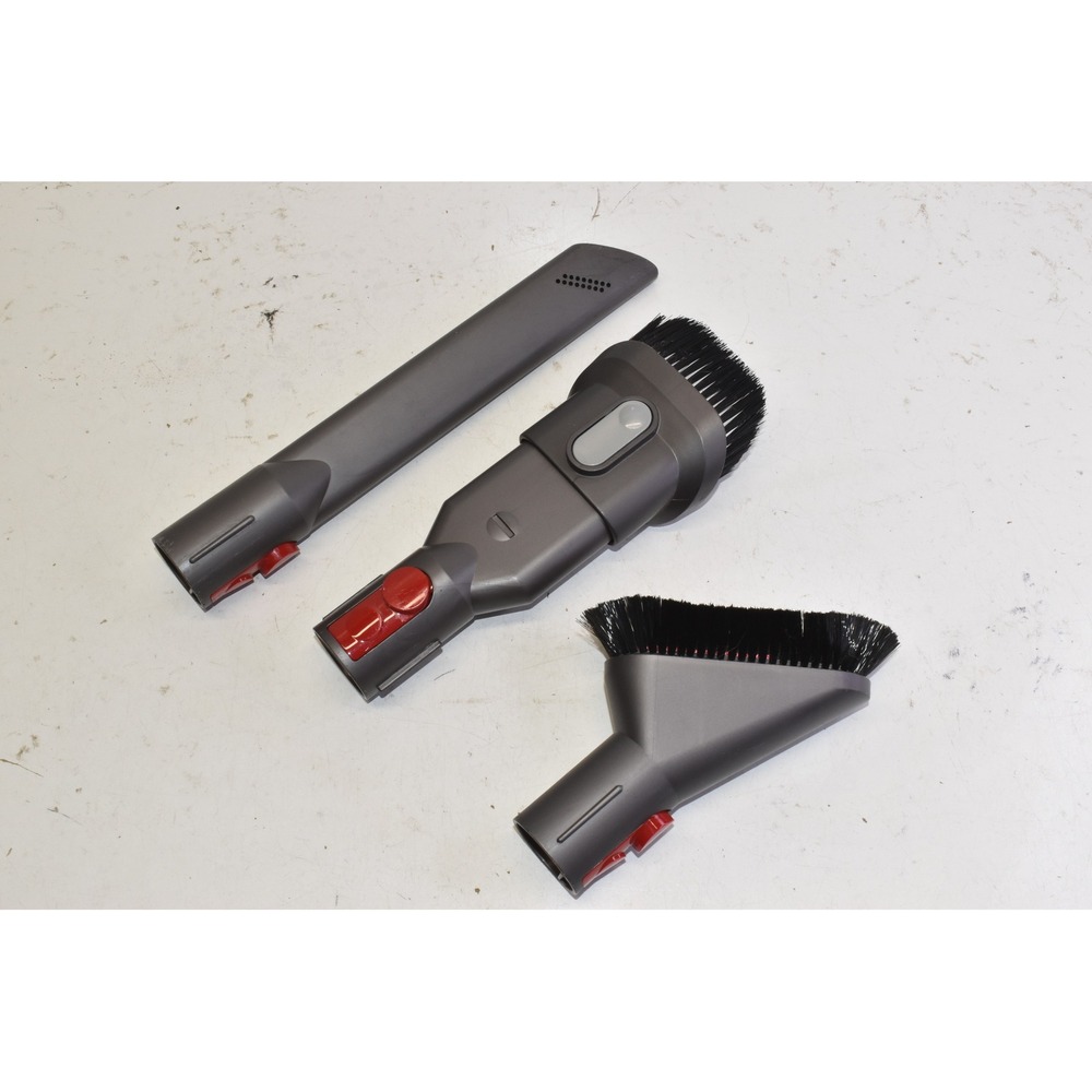 Dyson Vacuum Attachments Gray Crevice Brush Tool Set 3pc Quick Release